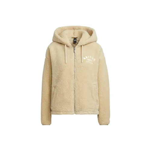 Adidas Газон Коричневый Женские Бархатные Куртки