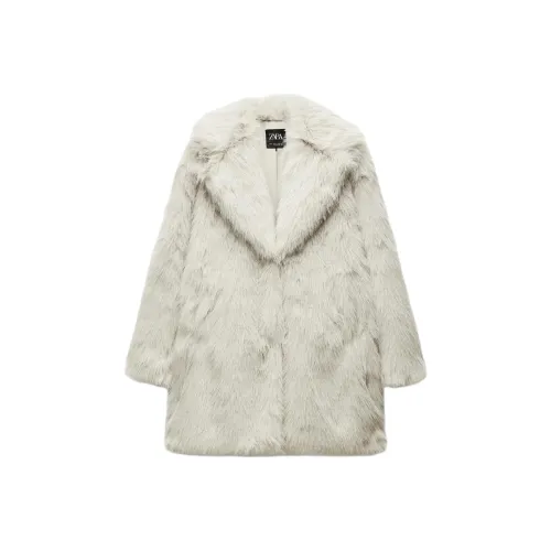 ZARA Натуральное Женское Пальто