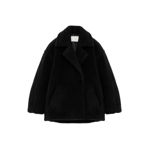 CINOH FW24 Velvet Feel Пальто Женское Черное