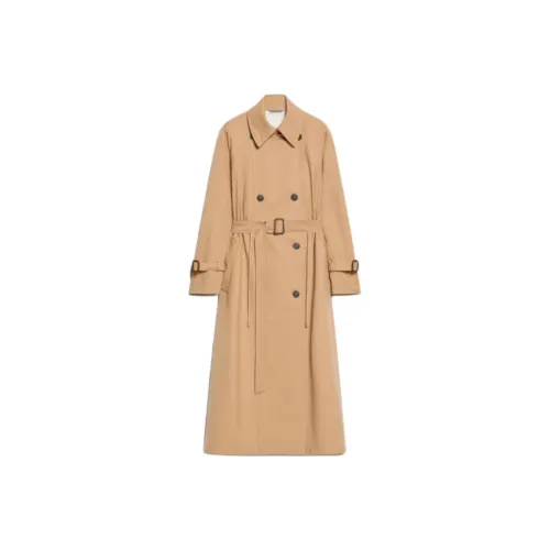 WEEKEND MaxMara Женский тренч цвета верблюжий