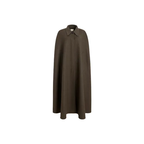 KHAITE FW24 Cathy Плащ Плащ Женский Army Melange Армейский Зеленый Смешанный Цвет