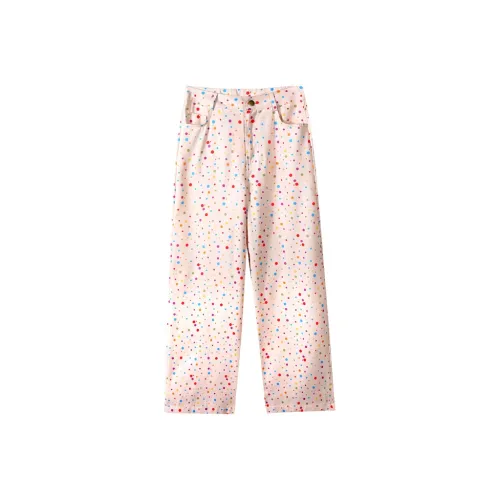 EIDOLON GRAIN Повседневные брюки Женские Розовый