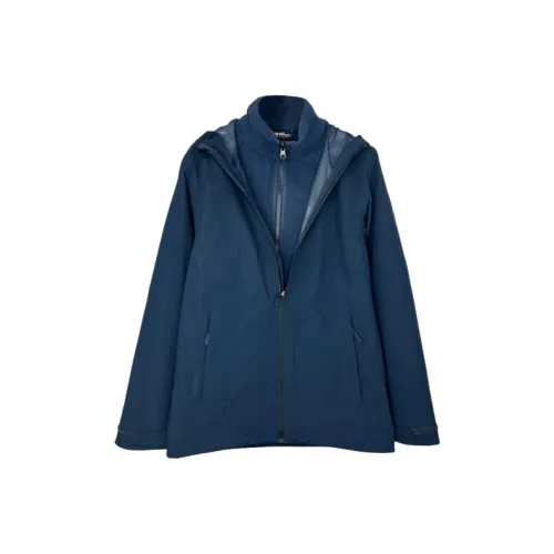 Jack Wolfskin Ветрозащитный Теплоизоляционный Ветровка Женские Королевский синий Европейская версия