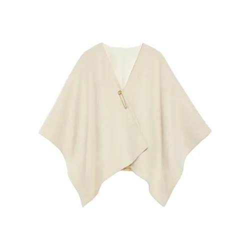 MaxMara Serra Collection Двусторонний Плащ из Альпаки Женские Песочный