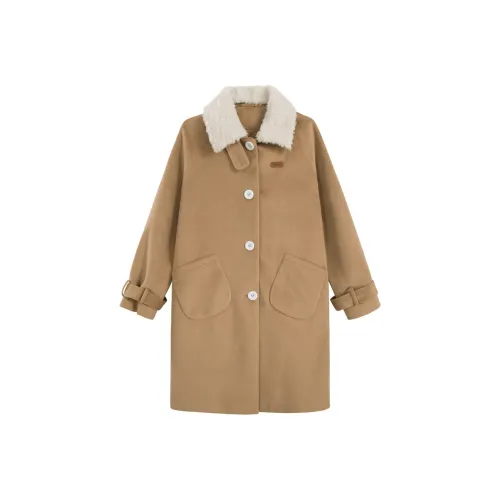 UNIFREE Хаки Женское Пальто