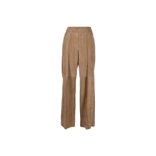 Brunello Cucinelli Хаки Женские Повседневные Брюки