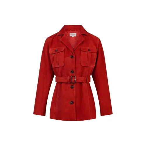 Rouje BERNARD Куртка из кожи куртка женская красная