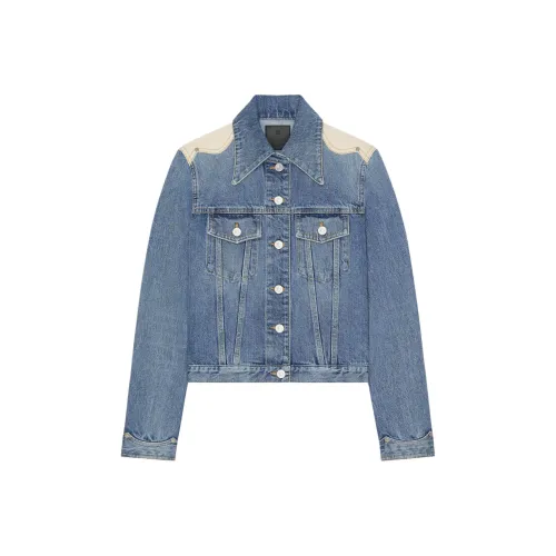 Givenchy SS25 Denim Jacket Women's Blue