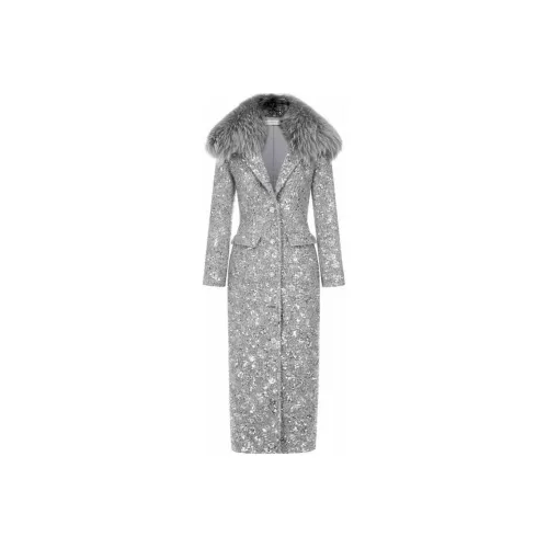 WARDROBES BY CHEN Пальто Женское Темно-Серое