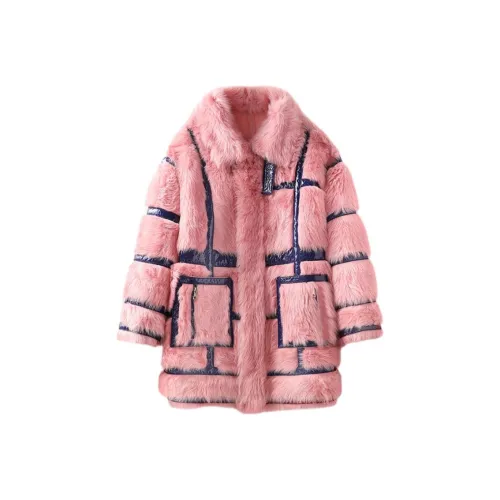 MINNANHUI Розовый Женские меховые изделия