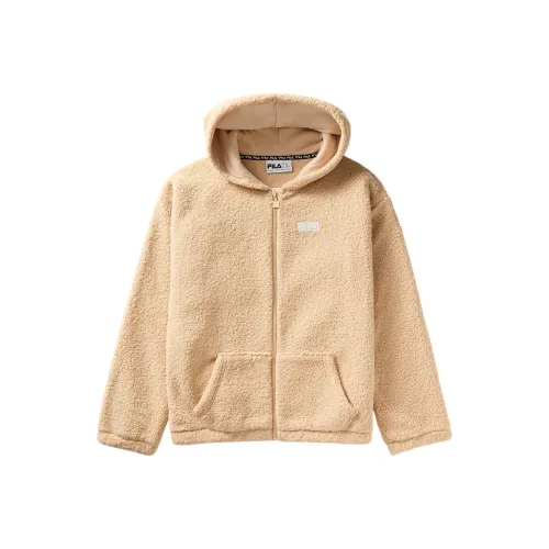 FILA Бархат Feel Пальто Женские Бежево-абрикосовый 918