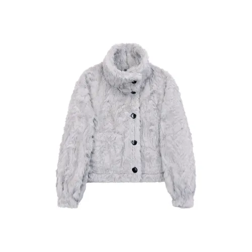 Beast King Серый Женские Меховые изделия