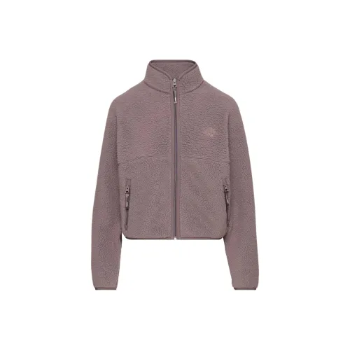 ARITZIA TNA Polartec Термический Pro Mockneck ZIP UP Бархат Feel Пальто Женские Дымчатый Баклажан Дымчатый Баклажан Фиолетовый