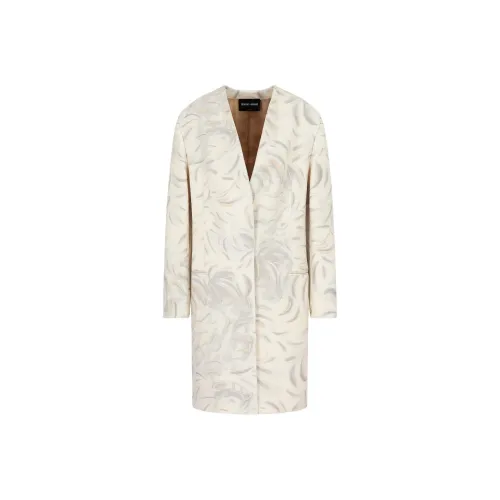 Giorgio Armani Бежевое Женское Пальто