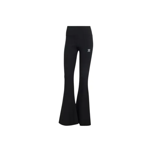 Adidas Originals Essentials Rib Flared Leggings Casual Pants Women's Black