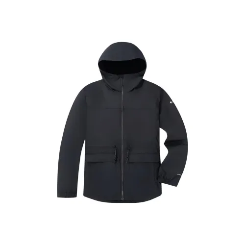 Columbia Водонепроницаемый Ветрозащитный Ветровка Женские Темно-синий