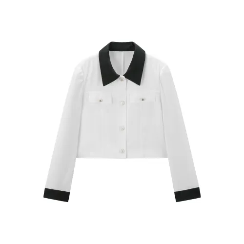 PEACEBIRD Cropped Jacket Женская Afterglow Beige