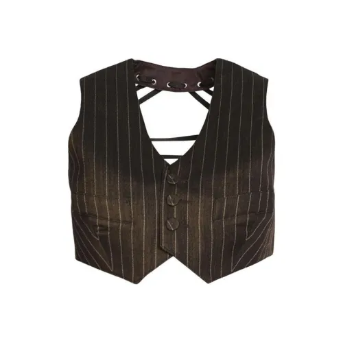 Жилет Jean Paul Gaultier женский коричневый