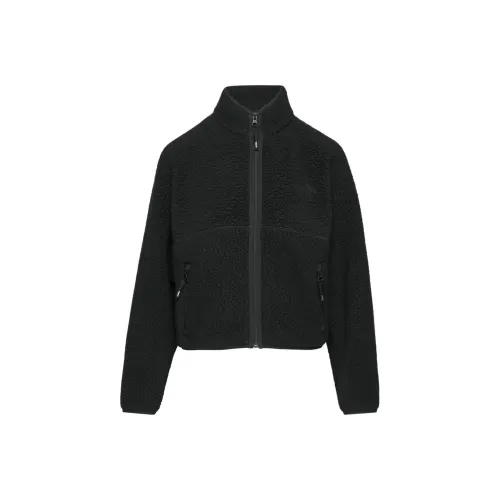 ARITZIA TNA Polartec Термический Pro Mockneck ZIP UP Velvet Feel Пальто Женское Черный Черный