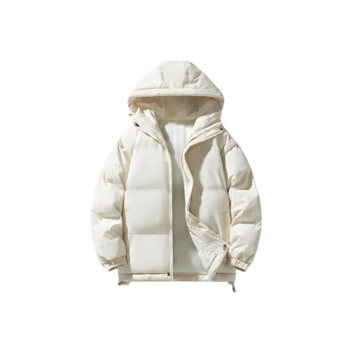 KRISTALIA Хлопковый пуховик унисекс абрикосового цвета