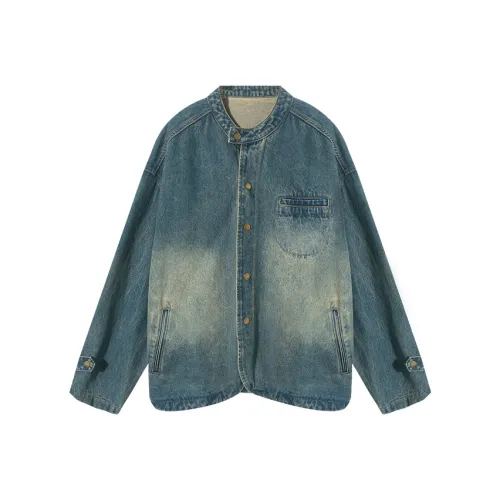 HOT HORSE Denim Jacket Unisex Wash Blue