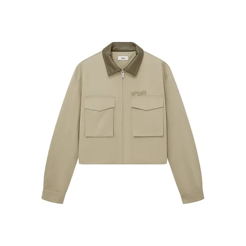 D'zzit Cropped Coat Women's Dark Khaki D'zzit Укороченное пальто женское темно-хаки