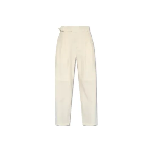 Homme Plissé Issey Miyake Повседневные брюки Женские Экрю