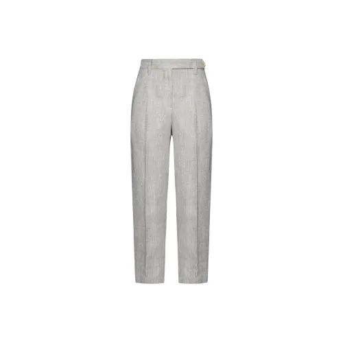 Brunello Cucinelli Серые Женские Повседневные Брюки
