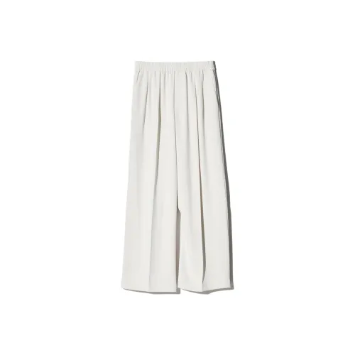 UNIQLO Повседневные брюки женские цвет сливочный