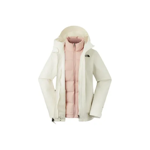 THE NORTH FACE Urban Exploration Водонепроницаемый Ветрозащитный И Дышащий Ветровка Женские Дюнный Белый