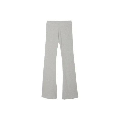 Victoria's Secret Розовый Эластичный Хлопок Рибbed LEGGING Hc Повседневные Брюки Женские Heather Charcoal