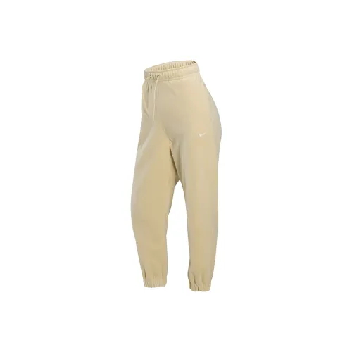 Nike Повседневные брюки Женские Желтые