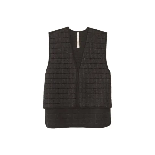 Lauren Manoogian FW24 TAMI Жилет Женские Черный Черный