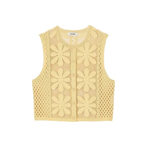 SANDRO Желтые Женские Жилеты