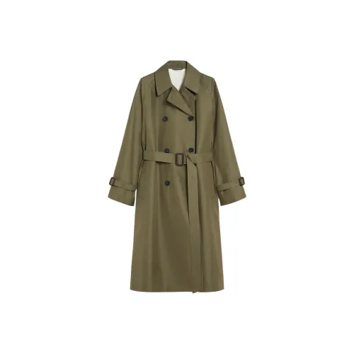 WEEKEND MaxMara Тренчкот Женский Зеленый
