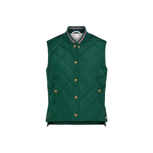 THOM BROWNE· FW24 Жилет Женские Зеленый