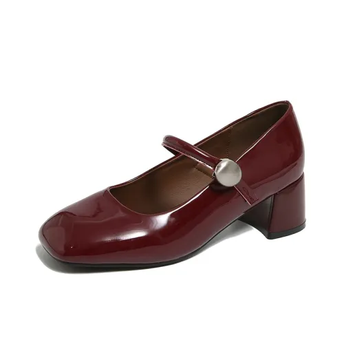 Zomila Грубый каблук Мэри Джейн туфли 5CM Женские