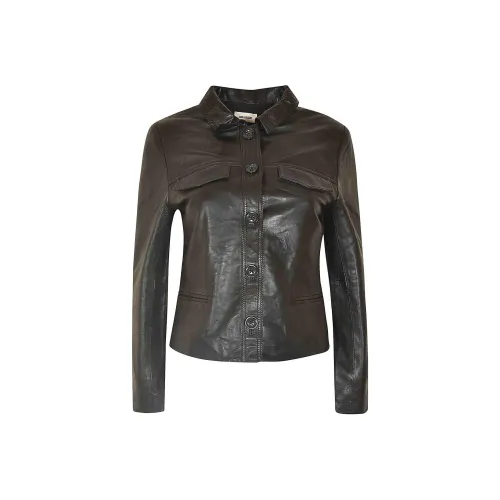 Zadig Voltaire Кожа Куртка Женская Черная