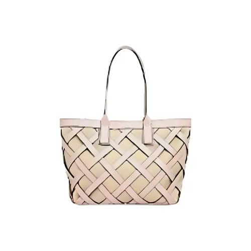 MICHAEL KORS Sienna Холст и Кожа Тоут Сумка Сумка для покупок Сумка Большая Женская Кораллово-розовая