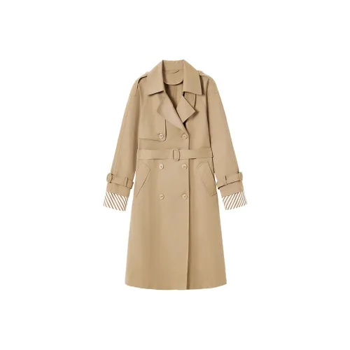 NINE WEST Тренчкот Женский Хаки