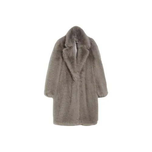 SportMax Серое Женское Пальто
