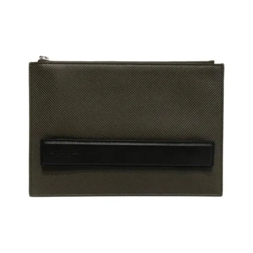 Bottega Veneta Кожа Клатч Женские Зеленый Черный