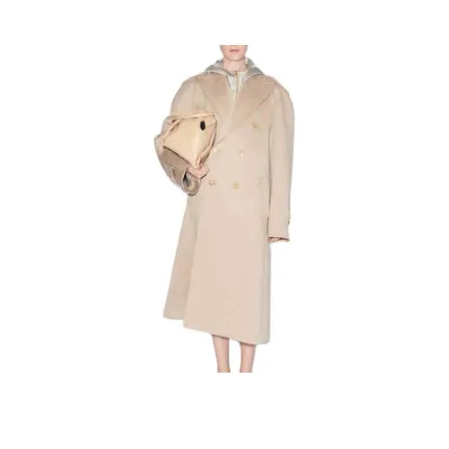 CARVEN SS24 Тренчкот Женский Светлый Бежевый