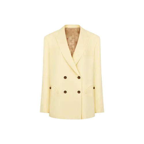 BLAZE Milano SS25 Бизнес-костюм Женский Желтый