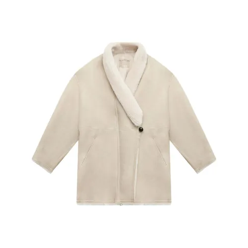 ISABEL MARANT Белый Женские Кожаные Куртки
