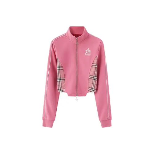 BETTERSAY Бейсбольная куртка Женская Фуксия