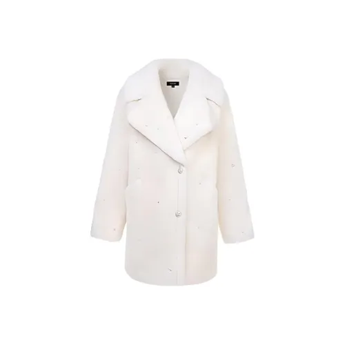 AIVEI Белый Женские меховые изделия