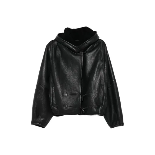 ISABEL MARANT Черные Женские Кожаные Куртки