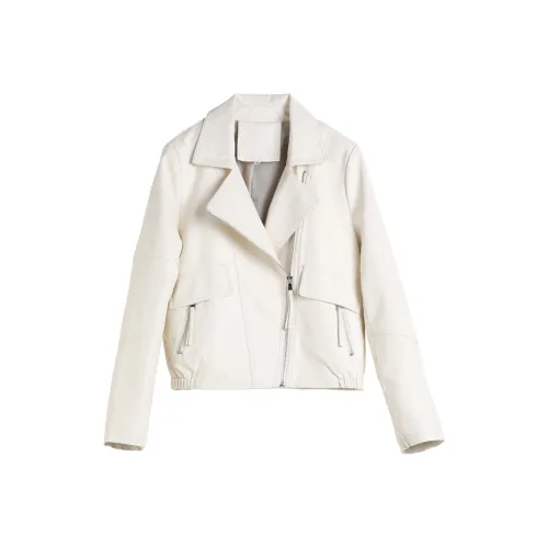 Hang Yi Court Кожа Куртка Женская