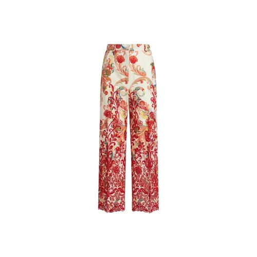 ETRO Белые Женские Повседневные Брюки